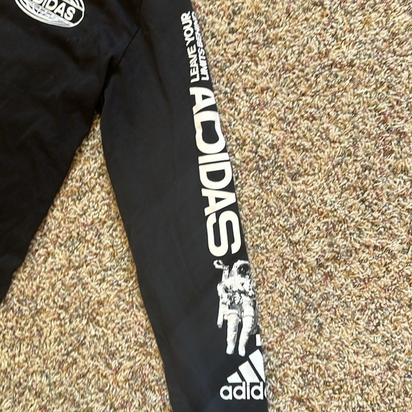 Boys Adidas Soccer Galactic Worldwide Long Sleeve Tee Shirt Sz Boys L - Picture 5 of 8